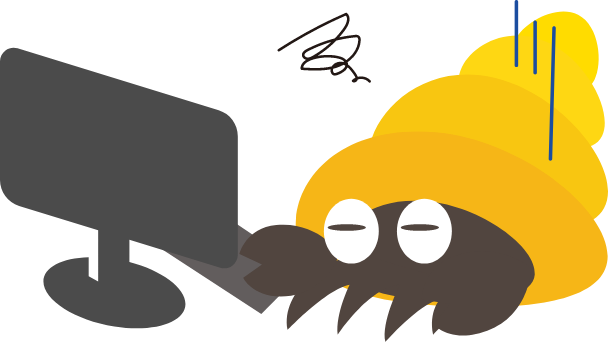 集中できないヤドカリ